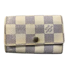 ♪3769 LOUIS VUITTON　ルイヴィトン　N61745　ミュルティクレ６　ダミエアズール　ホワイト 中古 CA5017