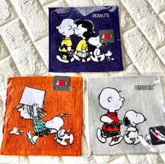 スヌーピー　ハンドタオル３枚セット