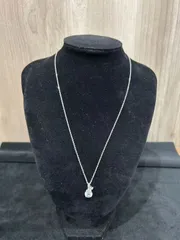 中古美品正規品　Swarovski スワロフスキー ネックレス 一粒 クリスタル