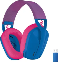 Logicool G ゲーミングヘッドセット G435 ワイヤレス ヘッドセット LIGHTSPEED & Bluetooth 軽量 165g 内蔵マイク 18時間連続使用 へッドホン PC PS4 PS5 スマホ 対応 G435BL