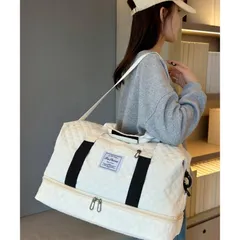 キルティング トラベルバッグ 大容量旅行IRONE