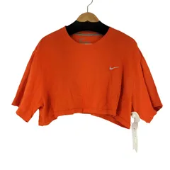 ナイキ NIKE ワンポイントスウォッシュ刺繍クロップド S/S Tシャツ レディース  2XL