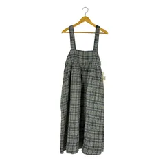 サマンサモスモス samansa Mos2 【Cross×Linen】ジャンスカ レディース FREE 