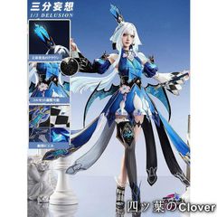 崩壊：スターレイル ケリュドラ コスプレ衣装Mウィッグ靴子23cm 道具杖