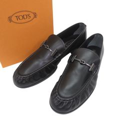 新品 トッズ TOD's ゴンミーニ スリップオン 7 サイズ 茶 ドラシュー