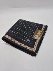 【新品】DAKS メンズハンカチ シルク混合 やや大判サイズ