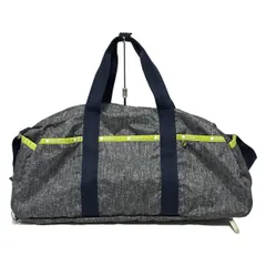 LESPORTSAC(レスポートサック) ボストンバッグ - 黒×白×マルチ 本体ロックなし