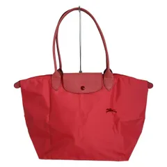 LONGCHAMP(ロンシャン) ショルダーバッグ ル・プリアージュクラブ L1899619P35 コーラルピンク×レッド 折りたたみ レザー