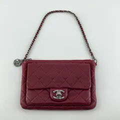 CHANEL（シャネル）マトラッセ　ラムスキン　チェーンショルダーバッグ　ワンショルダー　17番台　ボルドー