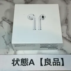 【良品】アップル Apple AirPods ワイヤレスイヤホン 充電ケース付き 純正品