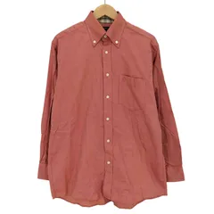 バーバリーロンドン BURBERRY LONDON 襟裏ノバチェック ロゴ刺繍 ボタンダウンシャツ メンズ import：M 