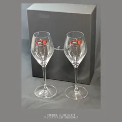 【希少非売品】HUBLOTウブロ×RIEDELリーデル コラボペアワイングラス 未使用 箱付 銘品クリスタル 高級ギフト