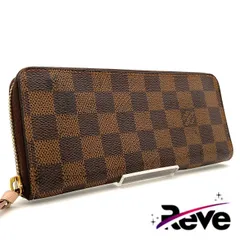 ルイヴィトン ダミエ ポルトフォイユ クレマンス 長財布 ローズバラリーヌ