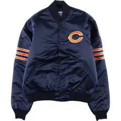 古着 80~90年代 スターター Starter NFL CHICAGO BEARS シカゴベアーズ ナイロンスタジャン アワードジャケット/eaa607253