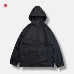 90s OLD UNIQLO パッカブルナイロンパーカー ブラック M