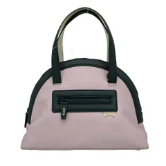 CAMPER(カンペール) ハンドバッグ - ダークグリーン×ライトピンク レザー