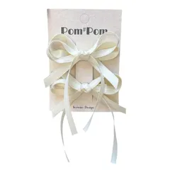 【数量限定】2個セット 髪飾り 小さめ ヘアアレンジ キッズ 発表会 子供 入園式 ヘアリボン ヘアクリップ 卒園式 ヘアアクセ 洋服 リボン ベージュ GFun