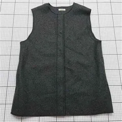 ◇ ⊇ スタジオクリップ studio CLIP ウール混ベスト チャコール系 レディース F E  【1512220070392】