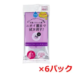 フェイス＆ボディ用デオドラントシート ファイントゥデイ エージー24 クリアシャワーシート n フレッシュサボンの香り 10枚入り X6パック