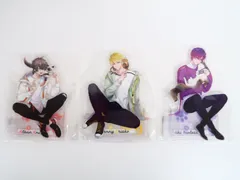 【未開封】/3点セット/Noctyx with Cat アクリルスタンド アルバーン・ノックス/サニー・ブリスコー/浮奇・ヴィオレタ EN