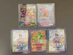 ポケモンカード SR5枚せット メガクチートex SR１枚 NのゾロアークEXSR１枚 カミツオロチEXSR１枚 テラパゴスexSR 2枚