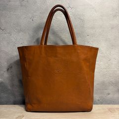 希少 gentenCERCHI ゲンテンチェルキ レザートートバッグ キャメル