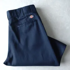 ■古着 Dickies ディッキーズ 874DN ワークパンツ チノ ダークネイビー 濃紺 実寸W32L30【D1667】