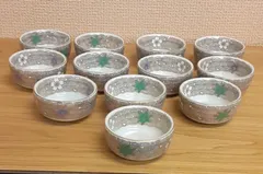 美濃焼「金銀春秋」珍味入れ12個セット　小鉢　豆皿　小皿