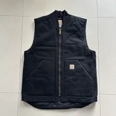 2026年最新】carhartt ダックベスト ブラックの人気アイテム - メルカリ