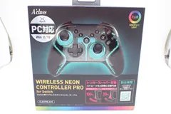 【52064】Switch用 ワイヤレスネオンコントローラー PRO 未開封品 自宅保管品