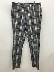 バーバリーブラックレーベル BURBERRY BLACK LABEL パンツ 79 チェック柄 グレー系 2601WT011