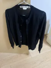 コム・デ・ギャルソン ブラック カーディガン S