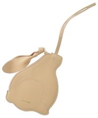 完売品 JIL SANDER ベージュレザーポーチ 保存袋付き 新品未使用 