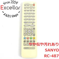 [bn:2] SANYO製　テレビリモコン RC-487　電池カバーなしのサムネイル
