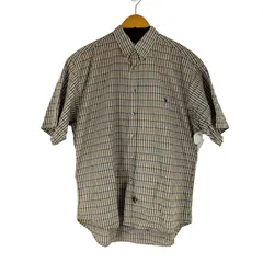 ポロカントリーラルフローレン POLO COUNTRY RALPH LAUREN 80-90s スモールポニー刺繍 チェック柄 S/S BDシャツ メンズ import：M 