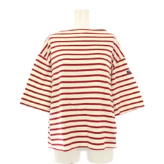 セントジェームス SAINT JAMES Tシャツ カットソー 半袖 ボーダー 36 白 赤 /KH