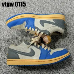 ナイキ エア ジョーダン 1 ロー ブルー グレー