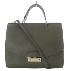 フルラ FURLA ハンドバッグ ワンハンドル ショルダーバッグ 2way レザー カーキ /YO6
