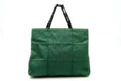 プラダ ハンドバッグ トート プラスチック ハンドル ナイロン 緑