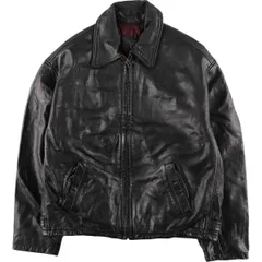 古着 REDSKINS 中綿入り スイングトップタイプ レザーブルゾン メンズM相当/eaa563332