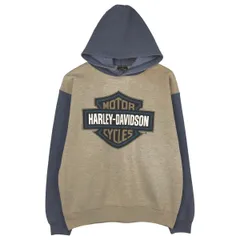 古着 90年代 ハーレーダビッドソン Harley-Davidson アドバタイジング スウェットプルオーバーパーカー USA製 メンズL相当/eaa607873
