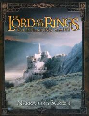 [Used] Board Game The Lord of the Rings Roleplaying Game Accessory: Narrator's Screen