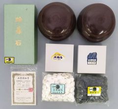 日本棋院 蛤碁石 36号 本那智黒 本蛤白 雪印 日向特製 - メルカリ