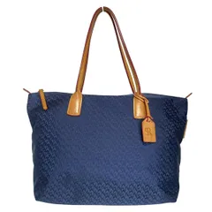 ROBERTA PIERI(ロベルタピエリ) ショルダーバッグ - ネイビー×ライトブラウン×レッド レザー