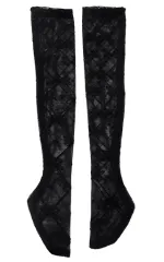 【中古】ドールアクセサリー ドルフィー/DD用 ソックス (黒・リボン柄) 「ラ・ペルソナーレ コレクション/ブルーレーベル」 ドルパ34・アフター＆ホビー天国ウェブ限定