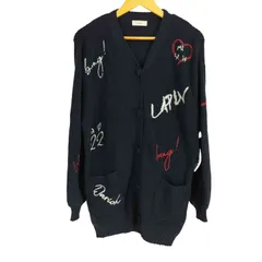 ダーリッチ Darich 23AW エンブロイダリー ニット カーディガン レディース FREE 