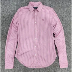 ポロ ラルフローレン ポロ アルファベット ロゴ ストライプ ピンク シャツ ウィメンズ 2