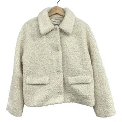 FRAY I.D(フレイアイディー) ブルゾン サイズF レディース - アイボリー 長袖/ボア/冬/秋