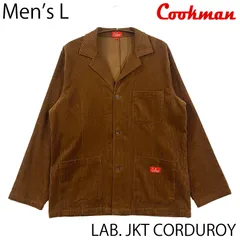 【USED／メンズL】COOLMAN ラボ ジャケット コーデュロイ キャメルブラウン