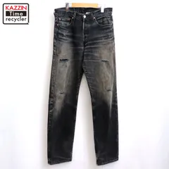 00s Levi's 501 ブラック デニムパンツ メンズ Mサイズ相当